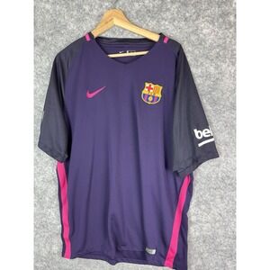 Fc Barcelona Jersey Mens 2XL Nike Soccer Futbol 2016/2017 Away Dri-fit FCB